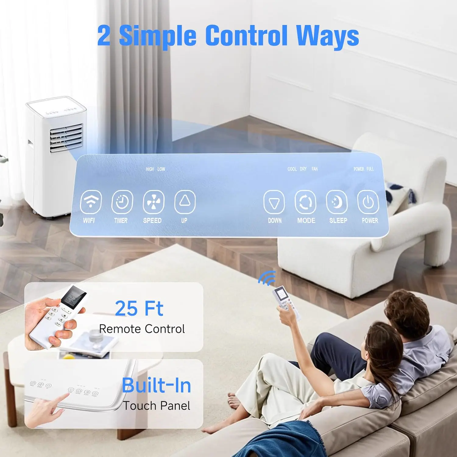 Dual-turbo airflow portable air conditioner — image 6