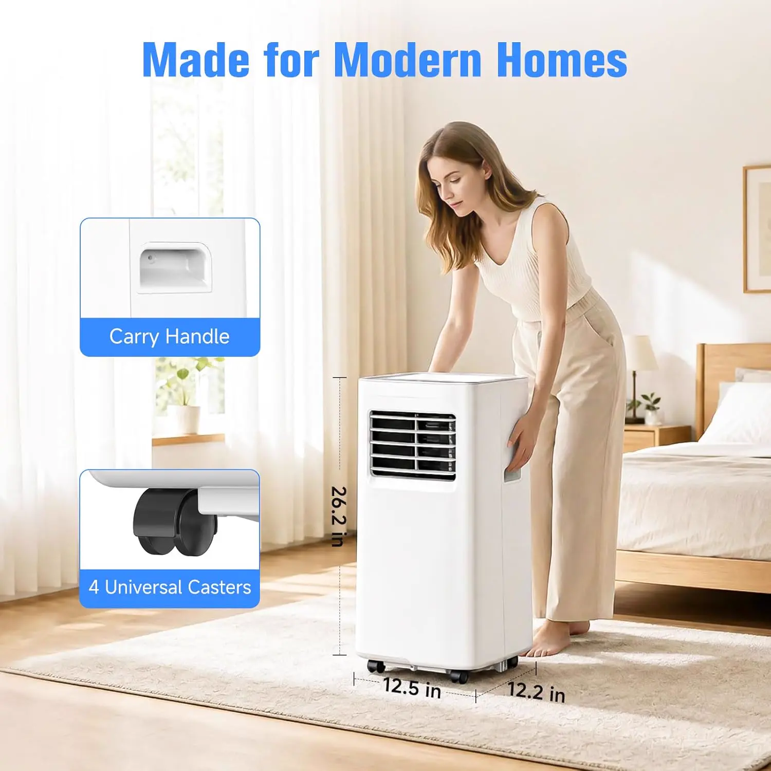 Cool, Fan and Dry modes on portable air conditioner — image 7